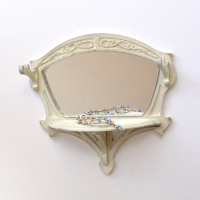 Art Nouveau Shelf Mirror